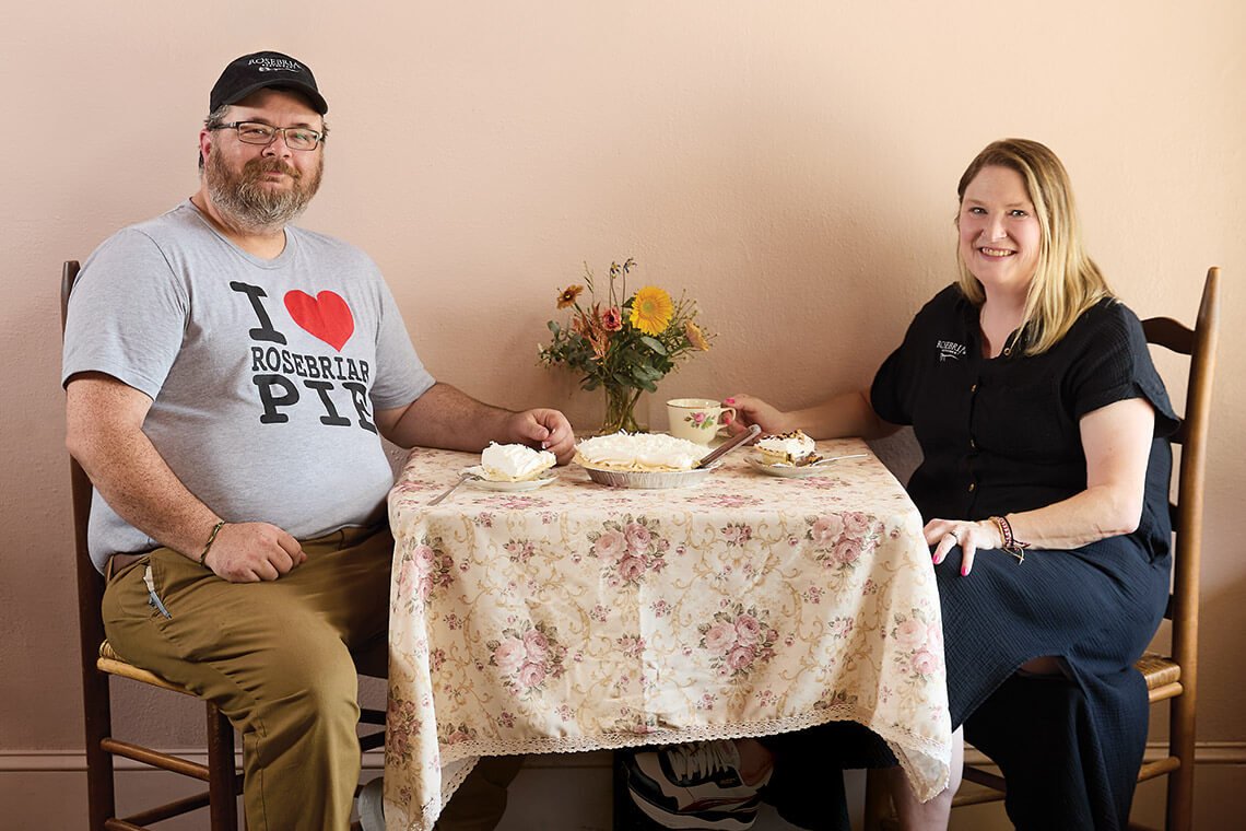 Wes and Melissa Eudy at The Rosebriar