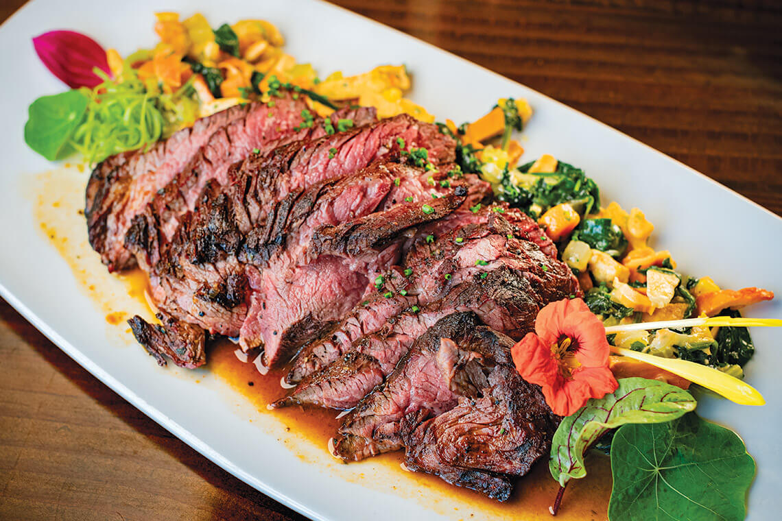 Platter of Carolina Bison at The Gamekeeper
