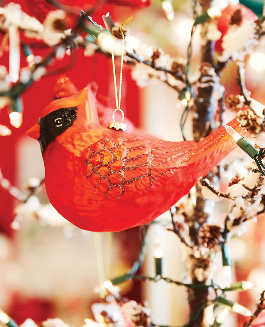 Cardinal ornament in Burge Flower Shop