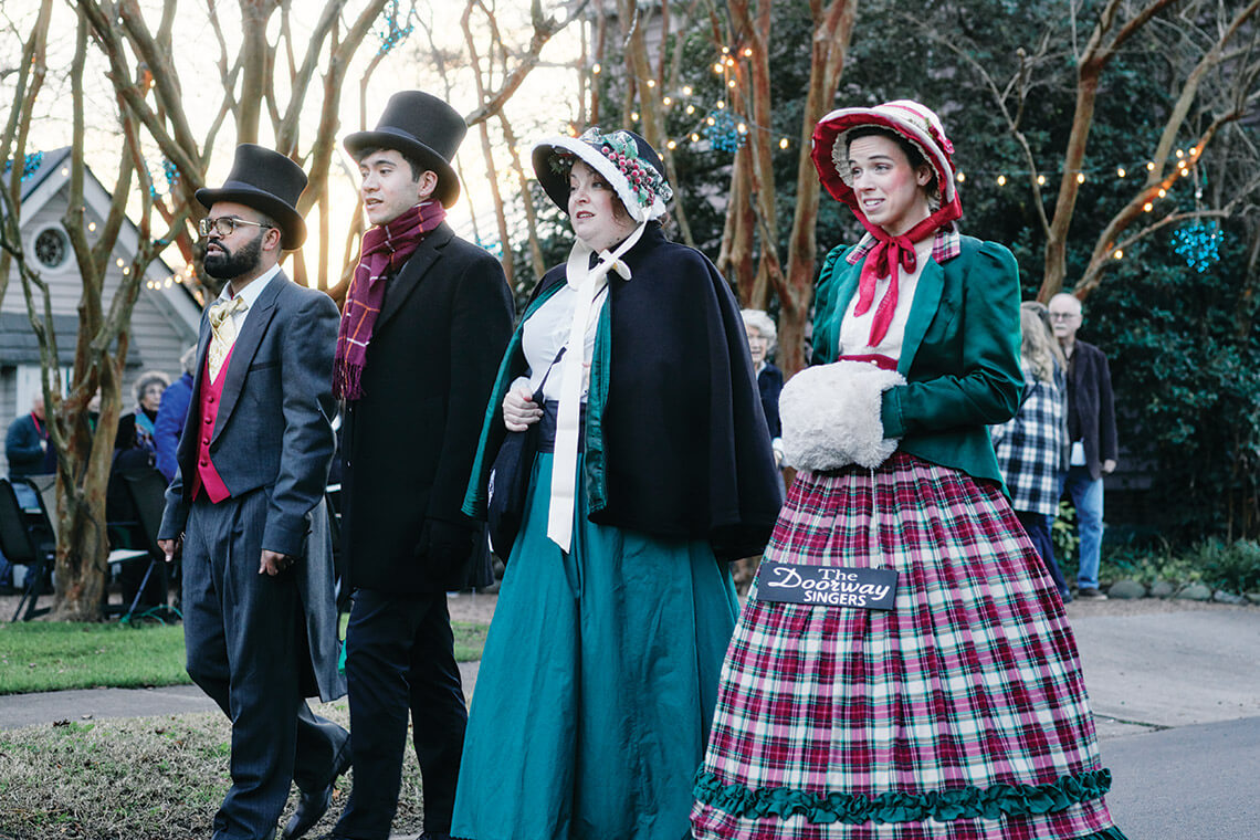 Carolers in Edenton, NC