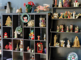 GreeNest's holiday pop-up shop crafts and products