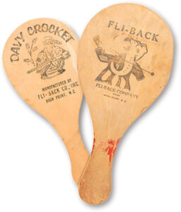 Early versions of the Fli-Back paddle