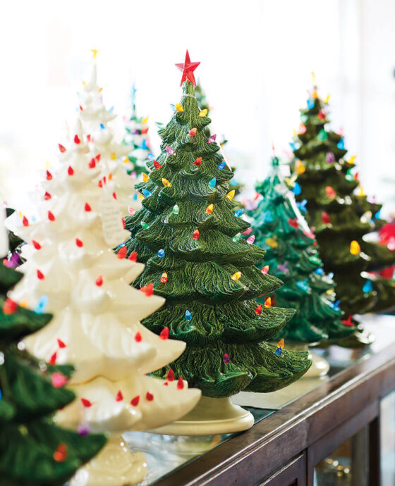 Ceramic christmas trees
