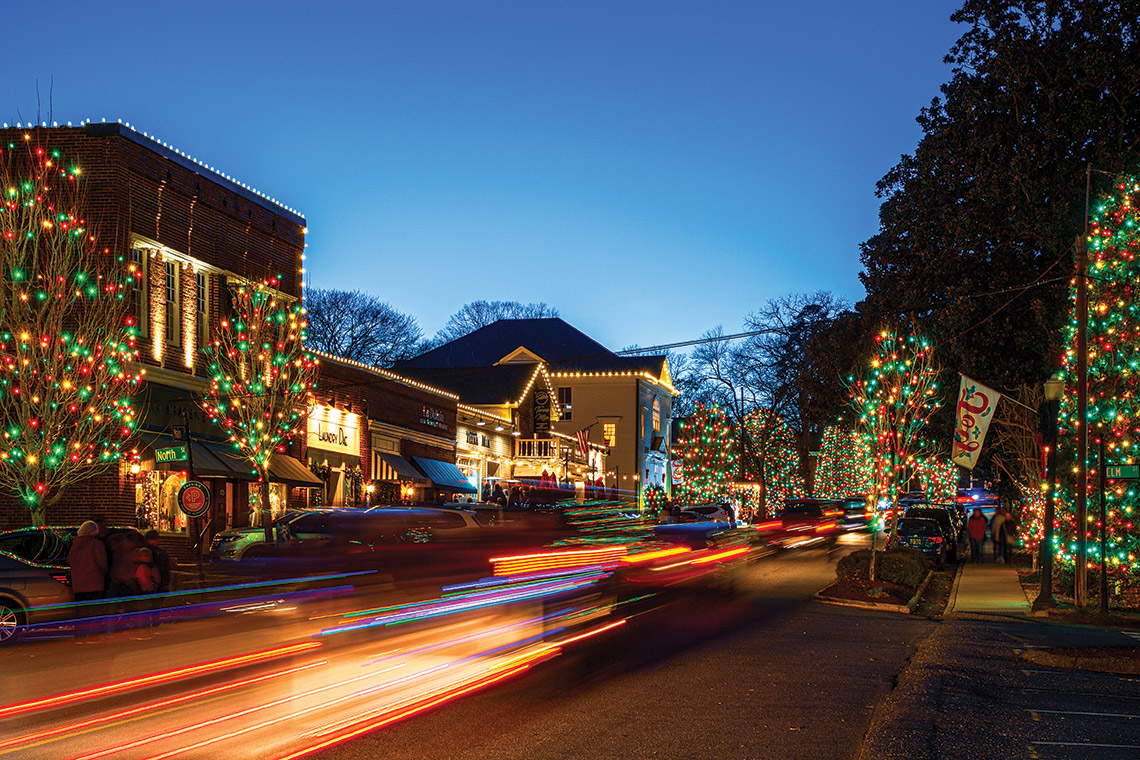 Christmas lights in McAdenville