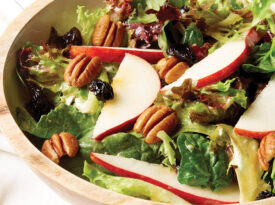 Salad with pears
