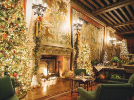 Biltmore decorated for Christmas