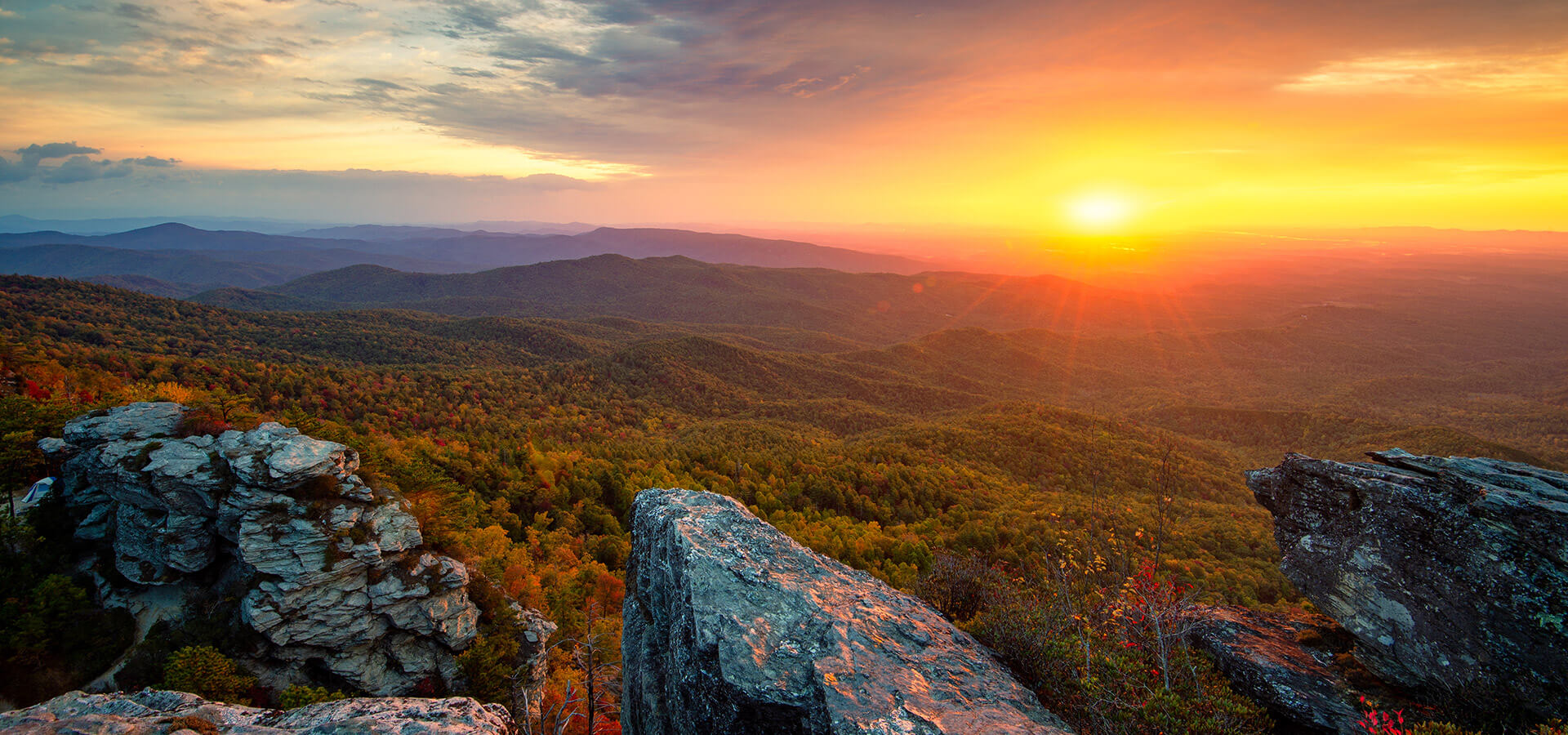 Linville Gorge sunrise