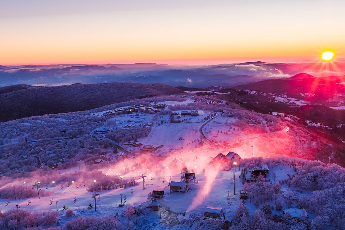 Beech Mountain Ski Resort slopes