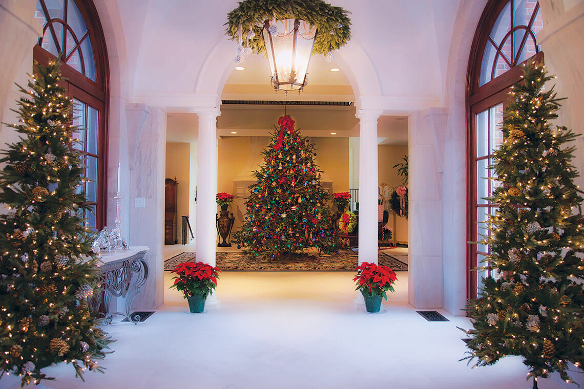 Christmas Trees in Linbrook Hall