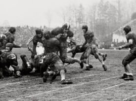 Duke Blue Devils playing against the Oregon State Beavers at the 1942 Rose Bowl