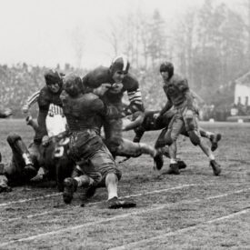 Duke Blue Devils playing against the Oregon State Beavers at the 1942 Rose Bowl