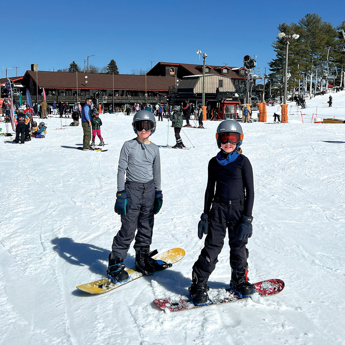 Tomas and Nico at Appalachian Ski Mountain