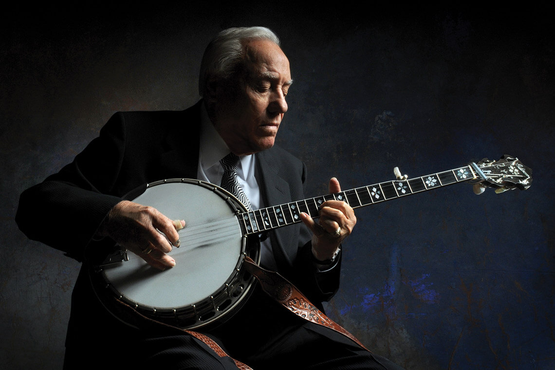 Earl Scruggs and his banjo