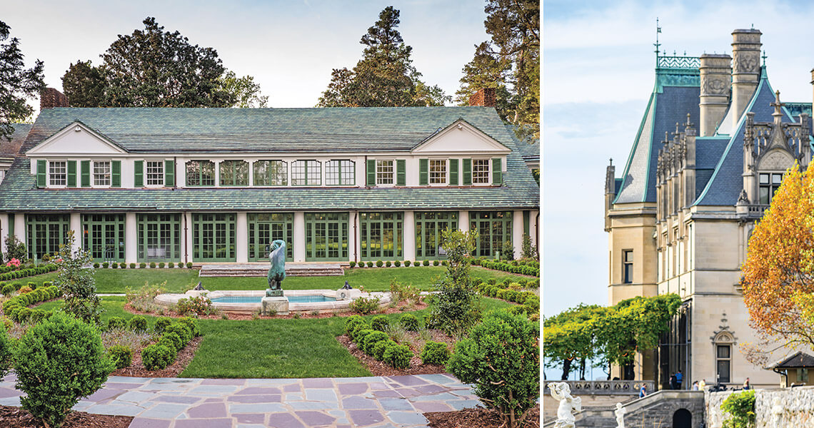 Reynolda House and Biltmore in North Carolina