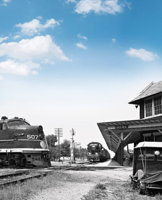 Railroad depot in Selma, NC