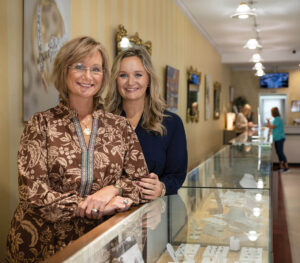 Kimberly Wooten and Logan Boykin at Selma Jewelry in Selma, NC