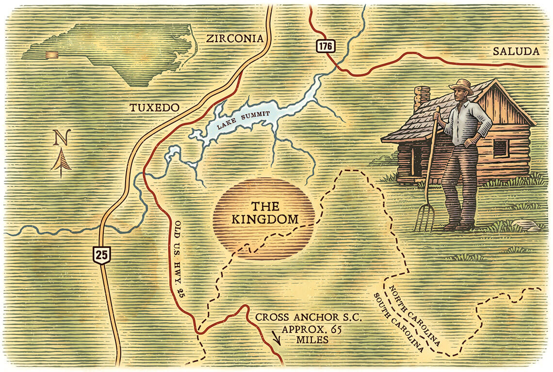 Illustration of the Kingdom of the Happy Land