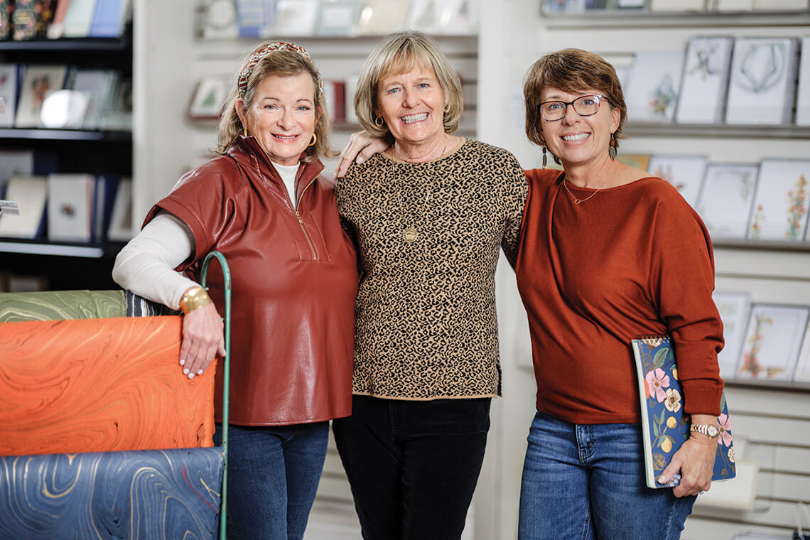 “Paper Dolls” Dottie B. Nutt, Patti Stavrolakis, and Eileen Hermann at If It's Paper