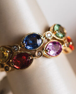 Bracelet with multicolored gems from Kingoff's Jewelers