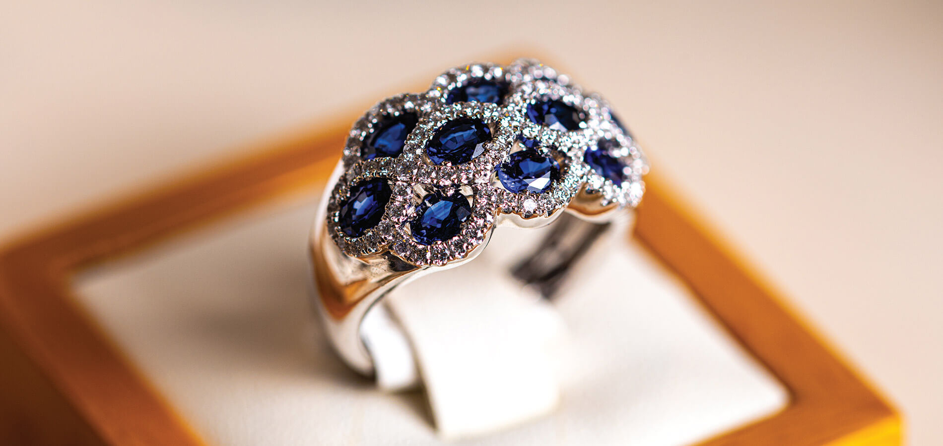 A ring at Kingoff's Jewelers