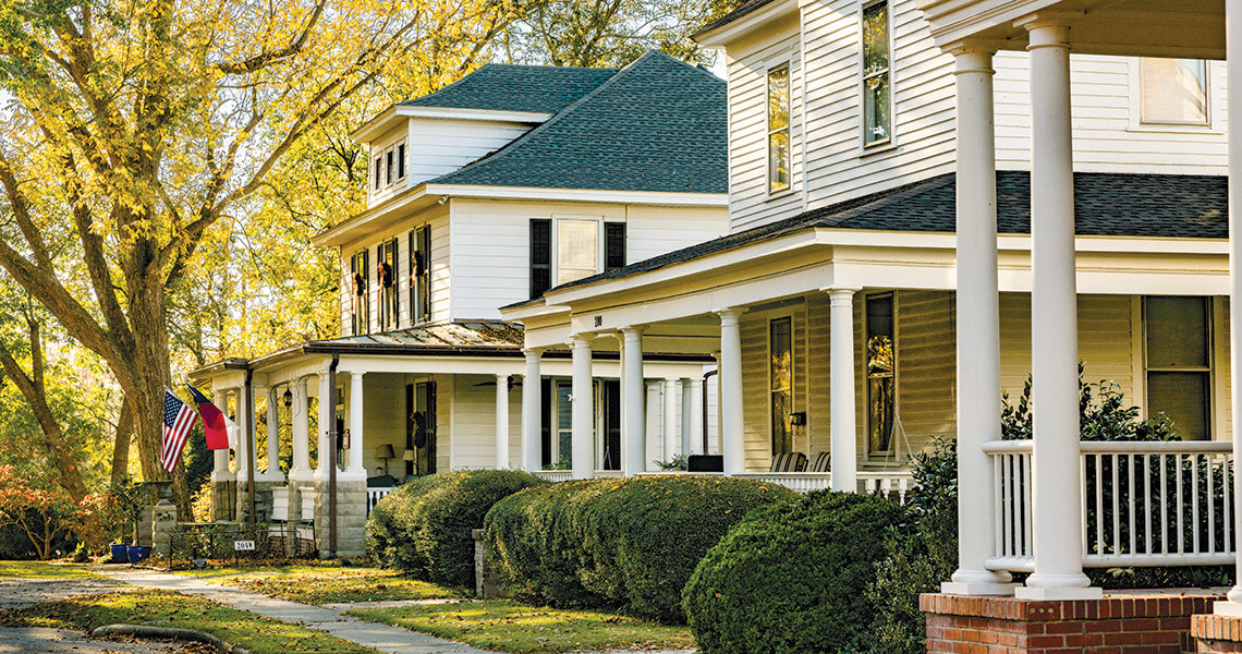 Historic homes in Tarboro