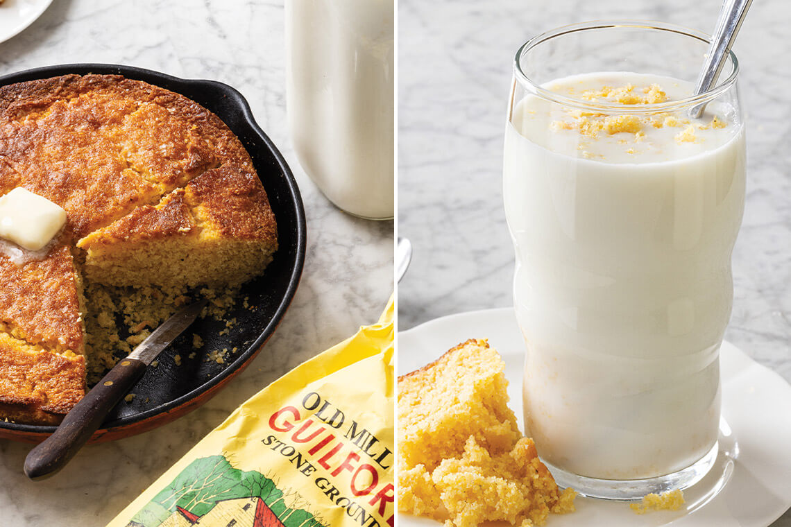 Cornbread and buttermilk