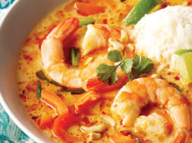 Shrimp red curry
