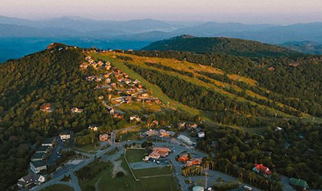 Beech Mountain during the evening