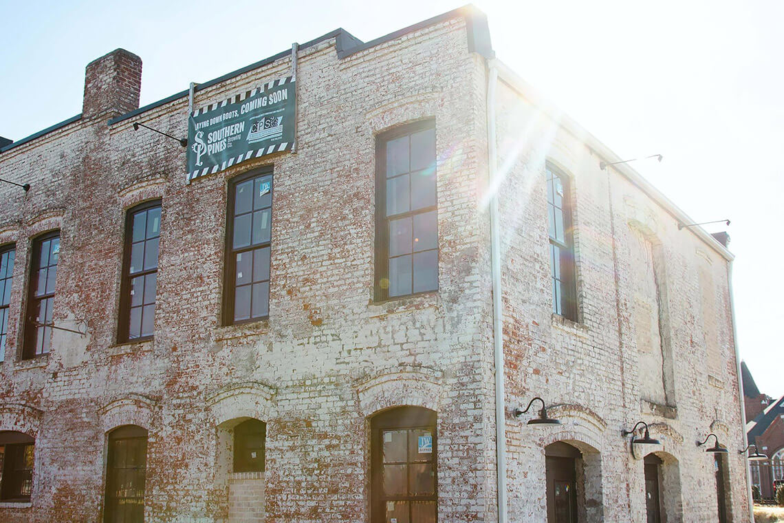 Exterior of the Buggy Factory in Carthage NC