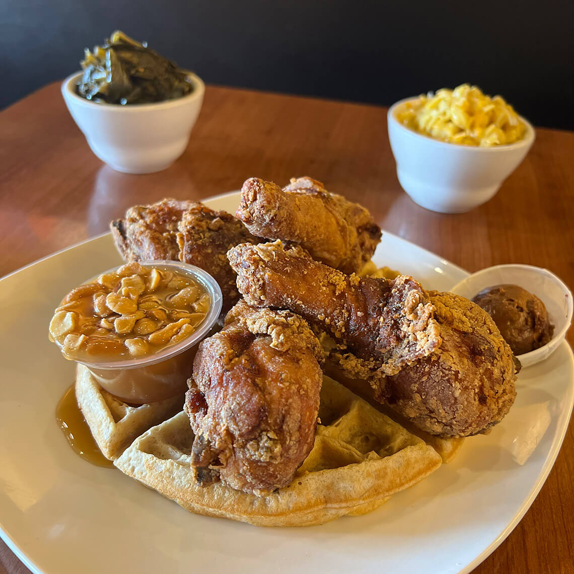 Chicken and Waffle from Dame's Chicken & Waffles in Greensboro