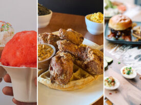 Frosty treats, hicken and waffles, and beer and food at Natty Greene's brewpub