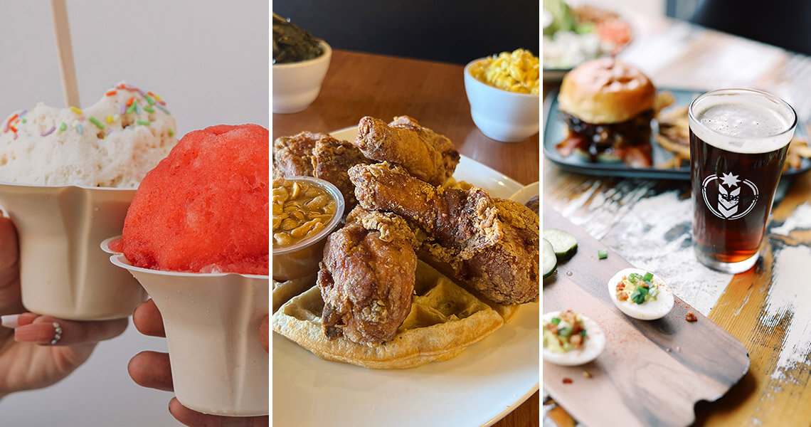 Frosty treats, hicken and waffles, and beer and food at Natty Greene's brewpub