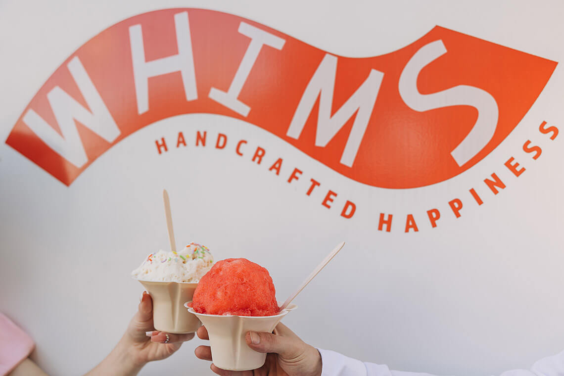 Shaved ice from Whims