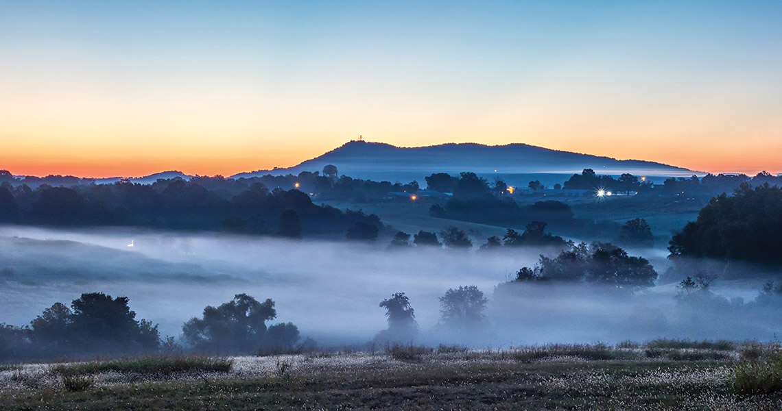 Sunrise ovr Morganton, NC