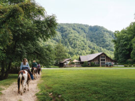 Trail ride at Leatherwood Mountains Resort