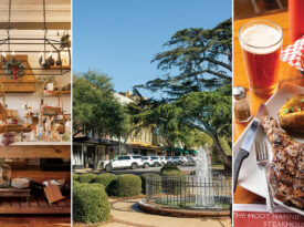 Harrill & Harrill Design Co, downtown square, and The Hoot Nannie in Forest City, NC