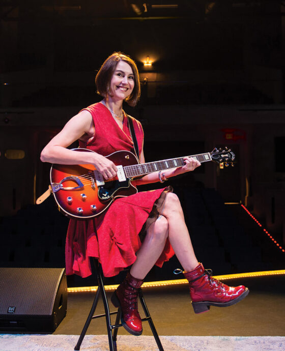 Martha Bassett on stage