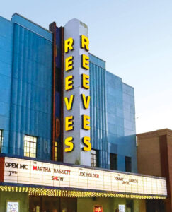 Exterior of the Reeves Theater