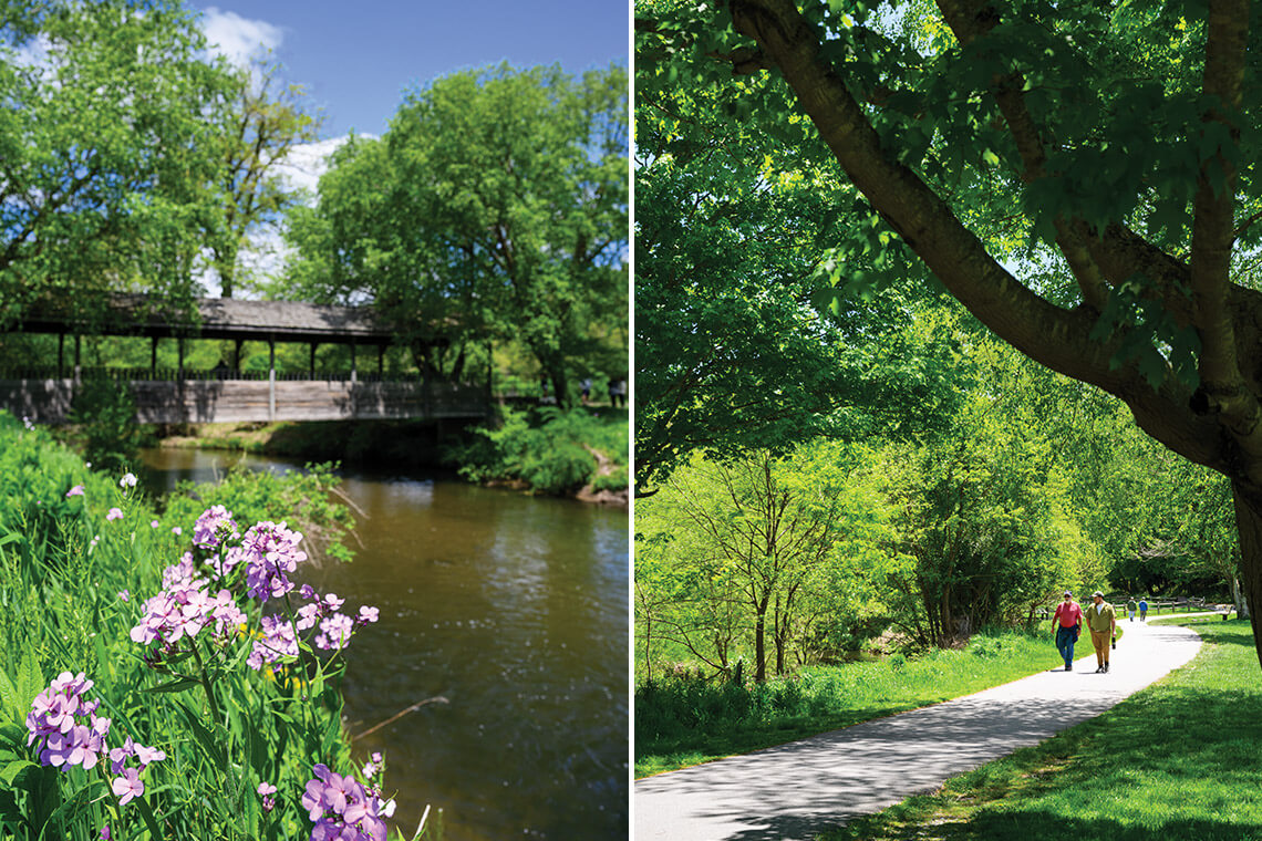 The Boone Greenway along the South Fork New River