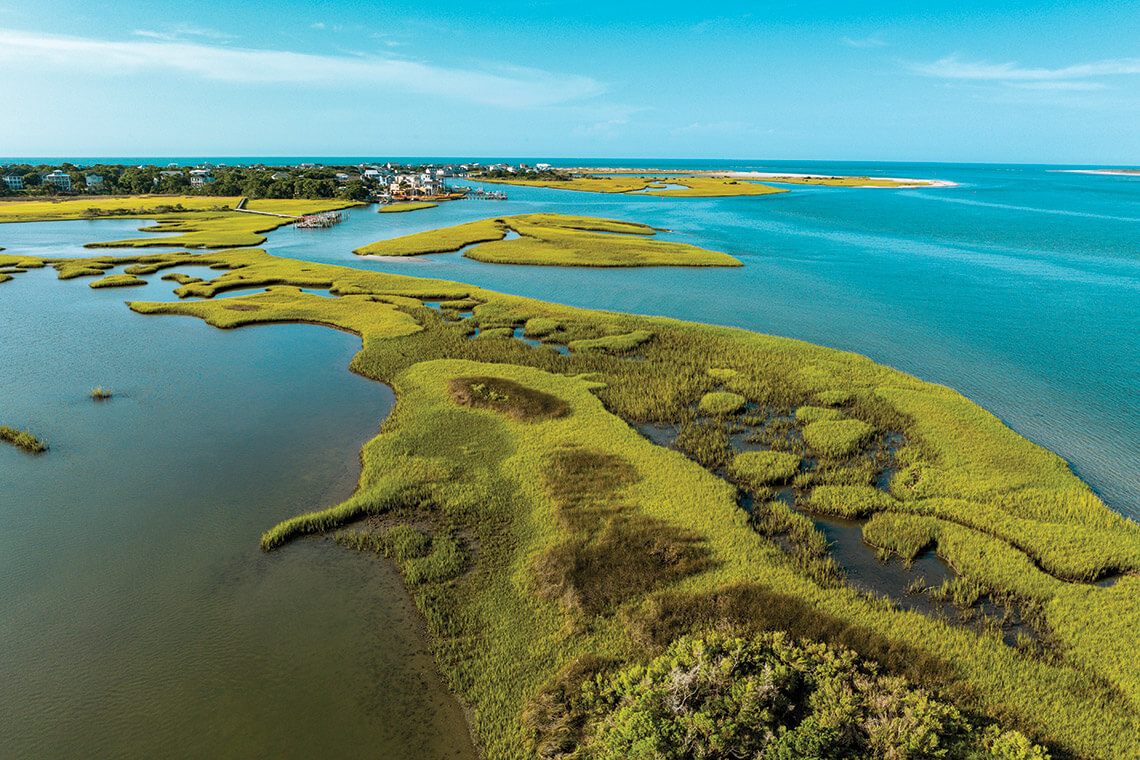 Emerald Isle coastline 