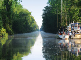 Boats on the Dismal Swamp Canal