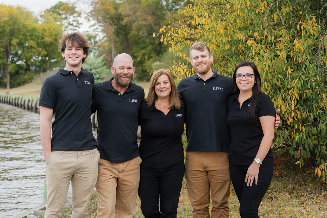 Paul, Michelle, Tanner, Clay, and Savannah Dowdey