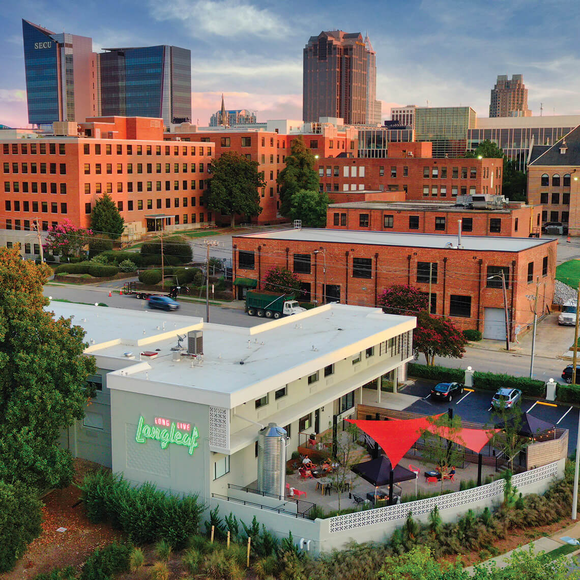 The Longleaf Hotel & Lounge outside of Raleigh 