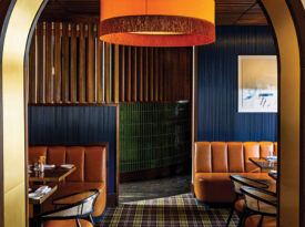 Dining room of Nanas in Durham NC