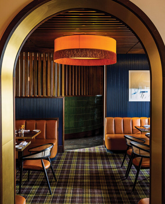 Dining room of Nanas in Durham NC