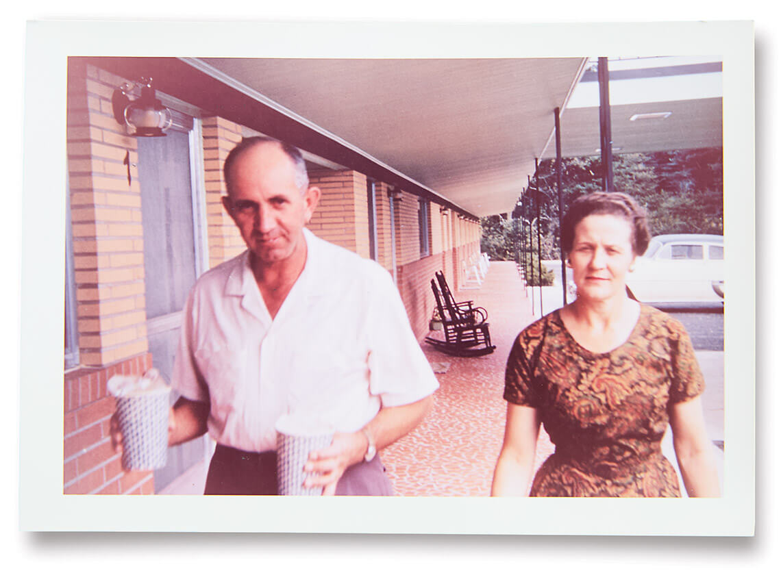 Greene's parents pictured in the 1960s