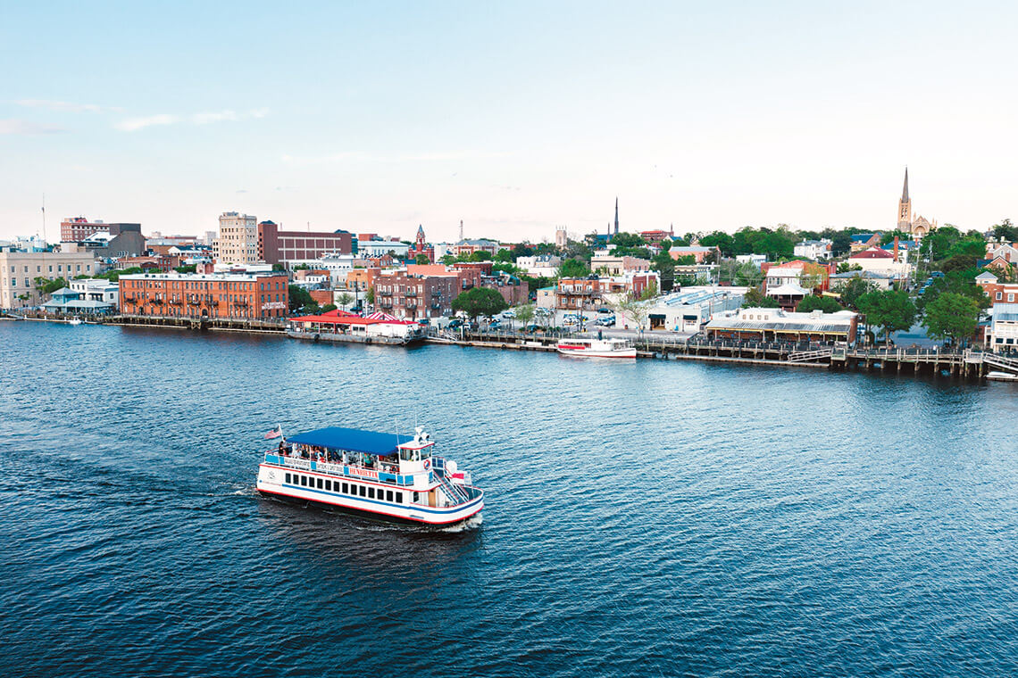 Riverboat on the Cape Fear River in Wilmington