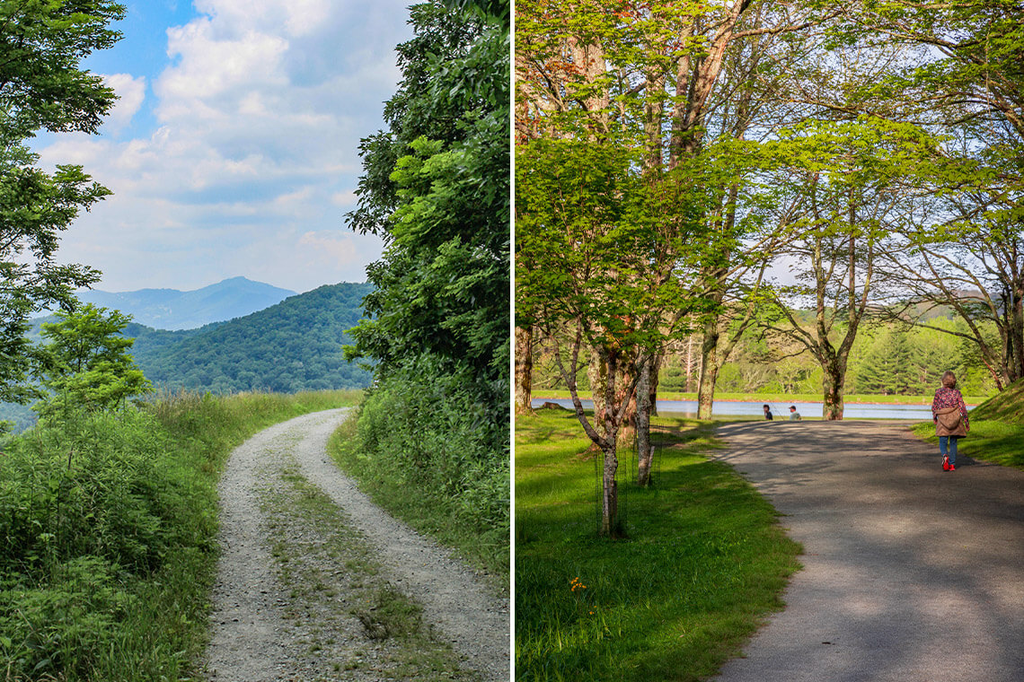 Trails in Moses H. Cone Memorial Park