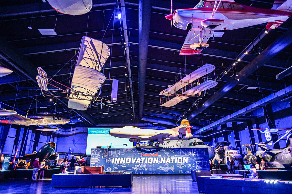 Innovation Nation exhibit at the Sullenberger Aviation Museum