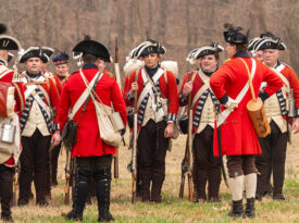 Re-enactors at the Battle of Guilford Courthouse